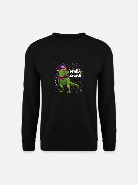Mardi Grawr Mardi Gras - Unisex Sweatshirt - black
