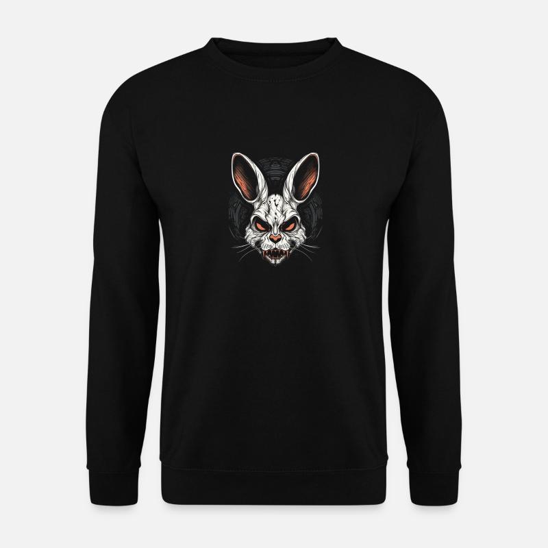 Creepy Skull Evil Bunny Horror Bunny - Unisex Sweatshirt - black
