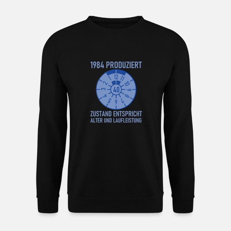HU Zustand entspricht Alter und Laufleistung Auto - Unisex Pullover - Schwarz