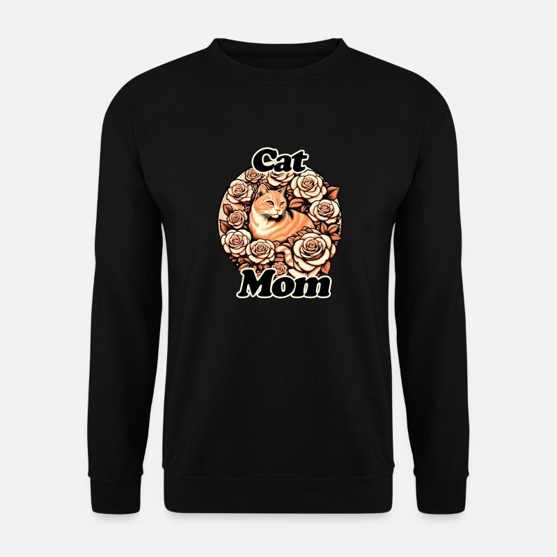 Katzen-Mama - Unisex Pullover - Schwarz