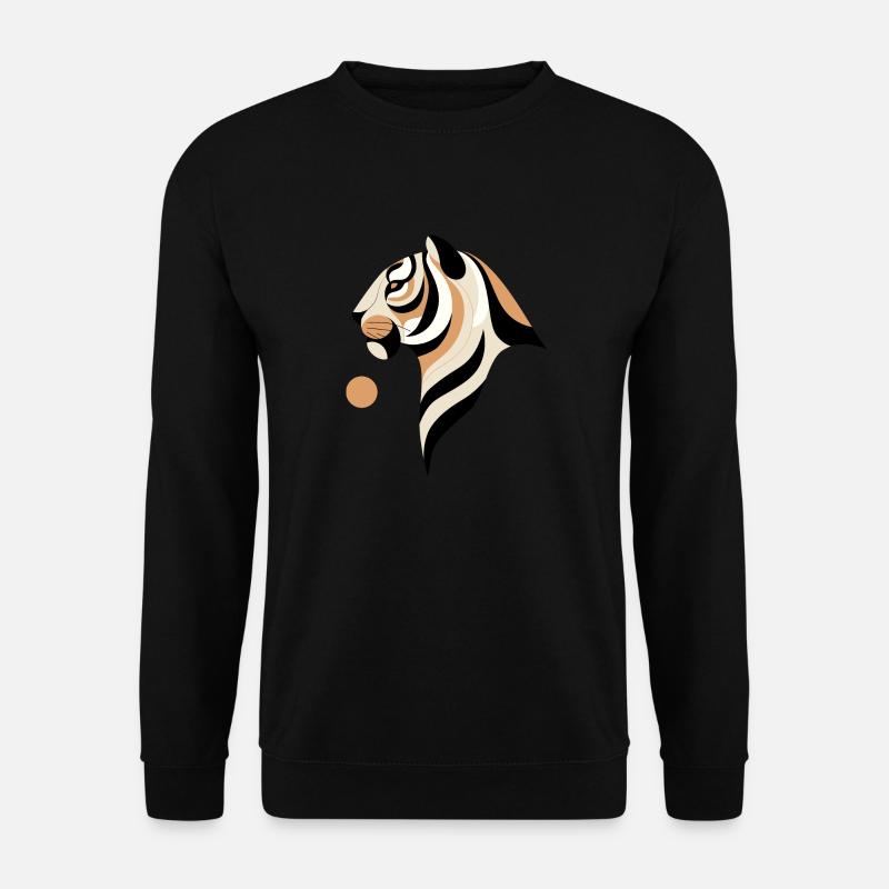 Abstract Tiger - Unisex Sweatshirt - black