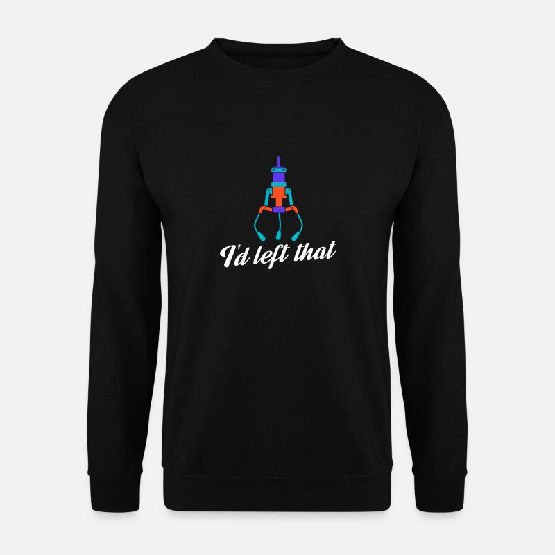 I'd Left That Prize Claw Machine Crane Game - Unisex Sweatshirt - black
