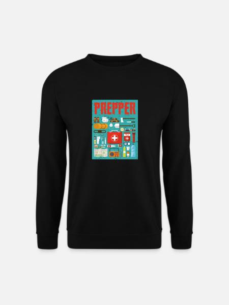 Doomsday Prepper Doomsday Survivor - Unisex Sweatshirt - black