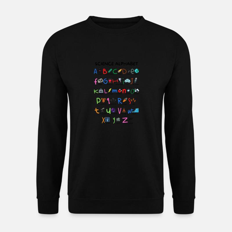 Science Alphabet STEM Special Education Instructor - Unisex Pullover - Schwarz