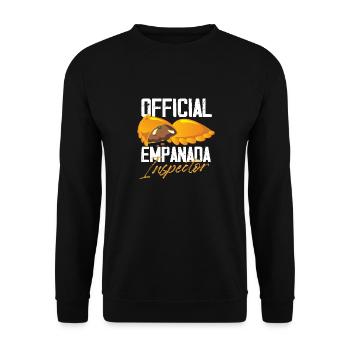 official empanada inspector Design for a empanada - Unisex Pullover - Schwarz - Vorne - Alina (178cm) & Michal (187cm)