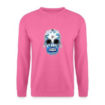Schädel 2 - Unisex Pullover - Pink - Vorne