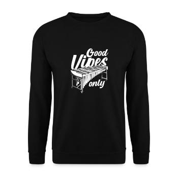 Only Electric Percussion Vibraphone - Unisex Sweatshirt - black - Front - Alina (178cm) & Michal (187cm)