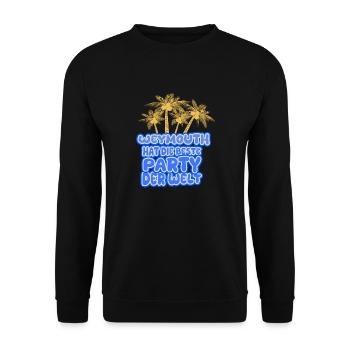 Urlaub Weymouth - Unisex Pullover - Schwarz - Vorne - Alina (178cm) & Michal (187cm)