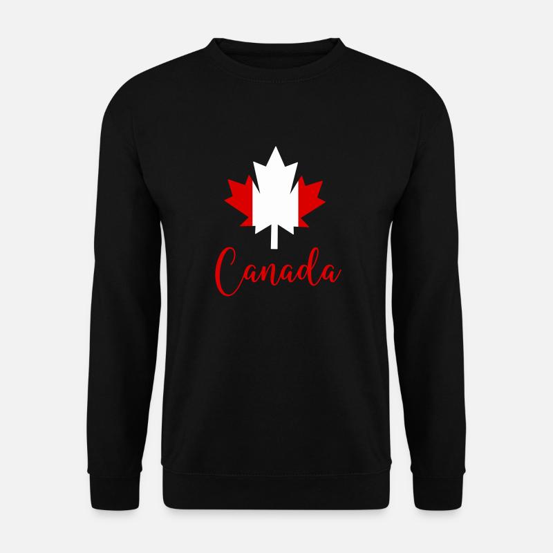 Canada Canada Feuille d’érable - Sweat-shirt Unisexe - noir