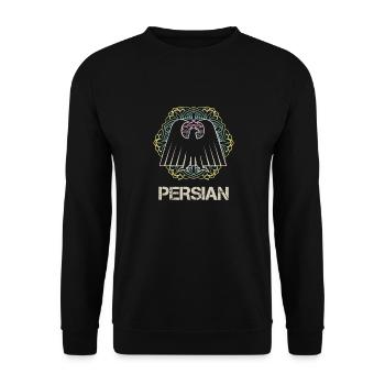 Persian - Unisex Sweatshirt - black - Front - Alina (178cm) & Michal (187cm)