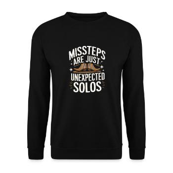 Danse en ligne Danseurs - Sweat-shirt Unisexe - noir - Devant - Alina (178cm) & Michal (187cm)