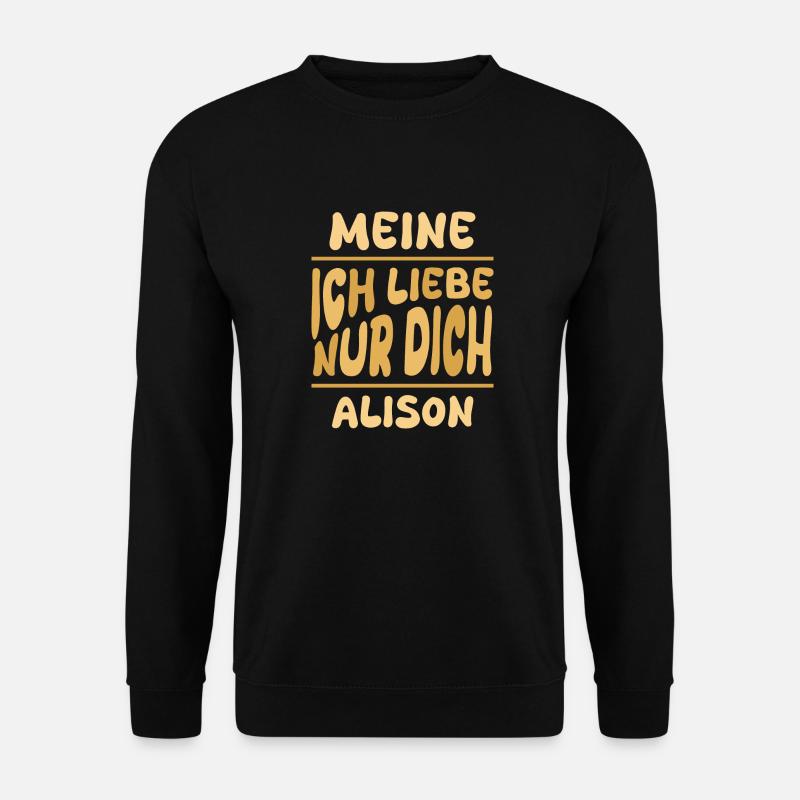 Mrs. Alison - Unisex Sweatshirt - black