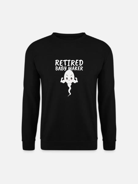 Retired Baby Maker Birth Control Vasectomy - Unisex Sweatshirt - black