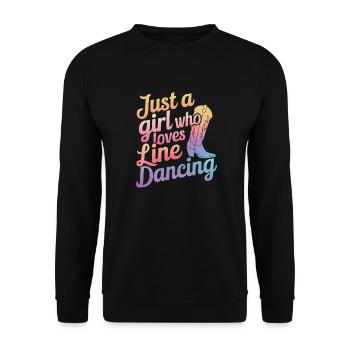 Danse en ligne Danseurs - Sweat-shirt Unisexe - noir - Devant - Alina (178cm) & Michal (187cm)