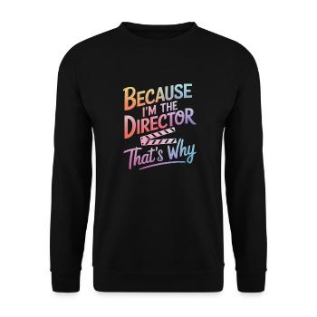 Filmmaker Film Director Cinematographer Film - Unisex Sweatshirt - black - Front - Alina (178cm) & Michal (187cm)