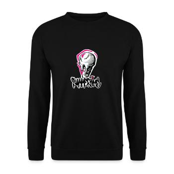 Summertime - Unisex Pullover - Schwarz - Vorne - Alina (178cm) & Michal (187cm)