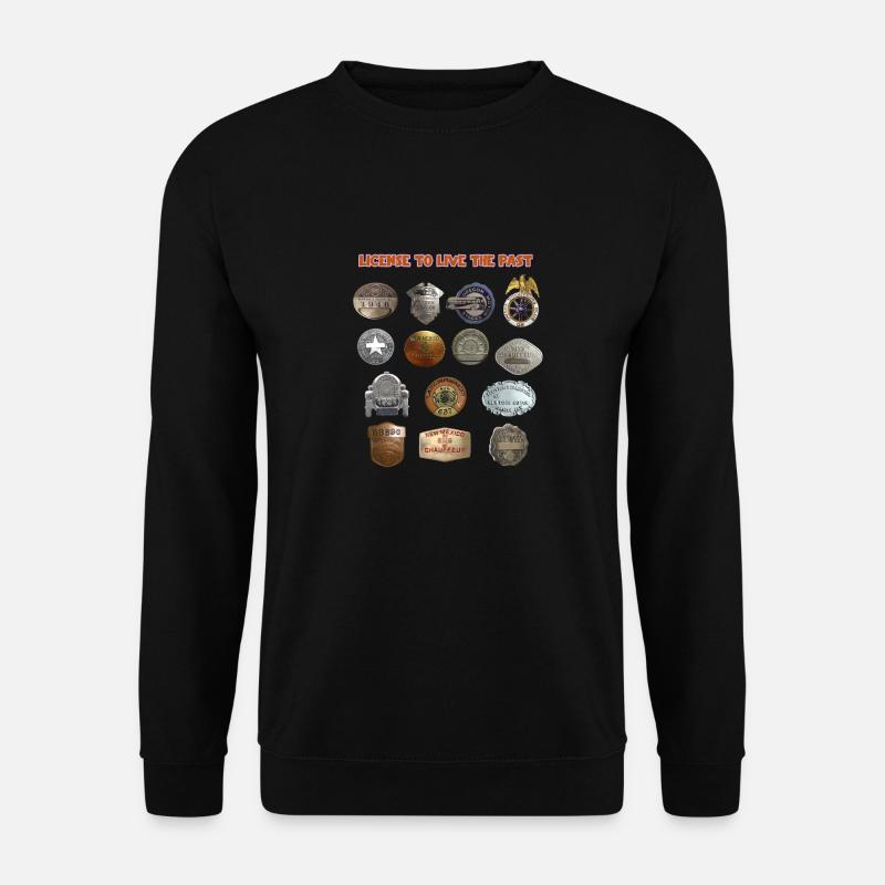 Lizenz, die Vergangenheit zu leben - Unisex Pullover - Schwarz