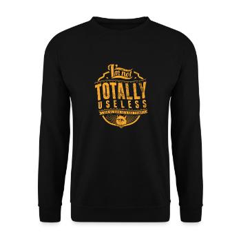 Schlechtes Beispiel - Unisex Pullover - Schwarz - Vorne - Alina (178cm) & Michal (187cm)