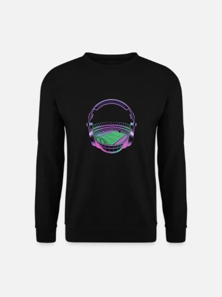 Headphones Stadium Design - Unisex Sweatshirt - black