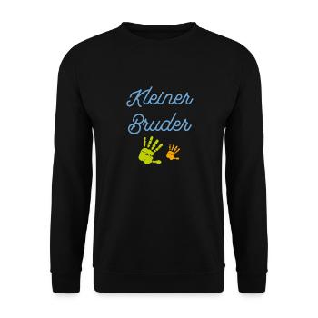 Kleiner Bruder T-Shirt - Unisex Pullover - Schwarz - Vorne - Alina (178cm) & Michal (187cm)