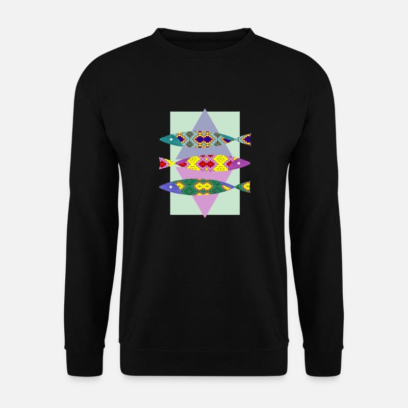 Fish - Unisex Sweatshirt - black
