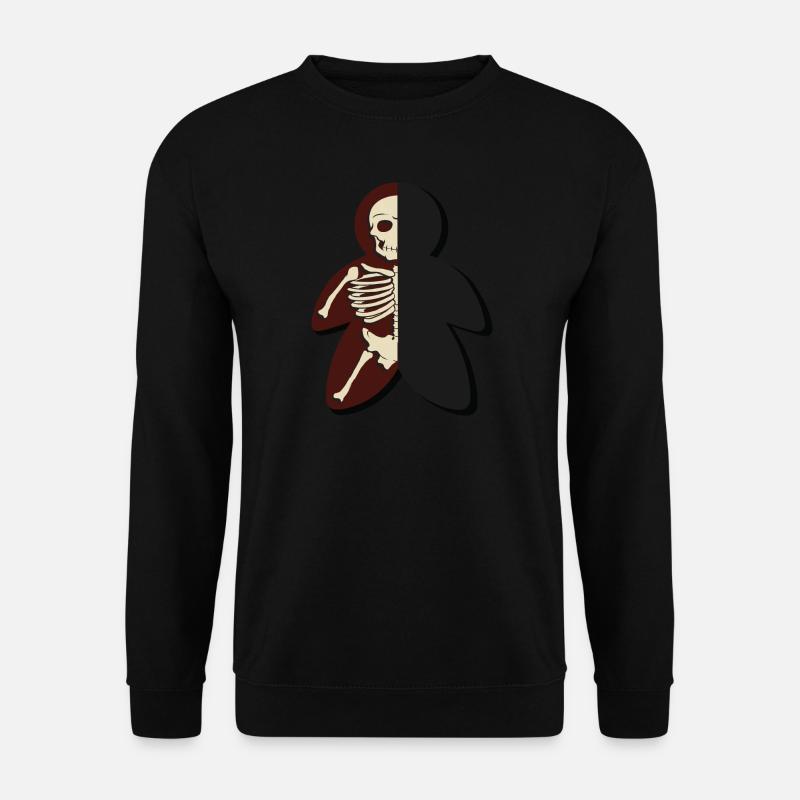 Pöppel squelette noir - Sweat-shirt Unisexe - noir