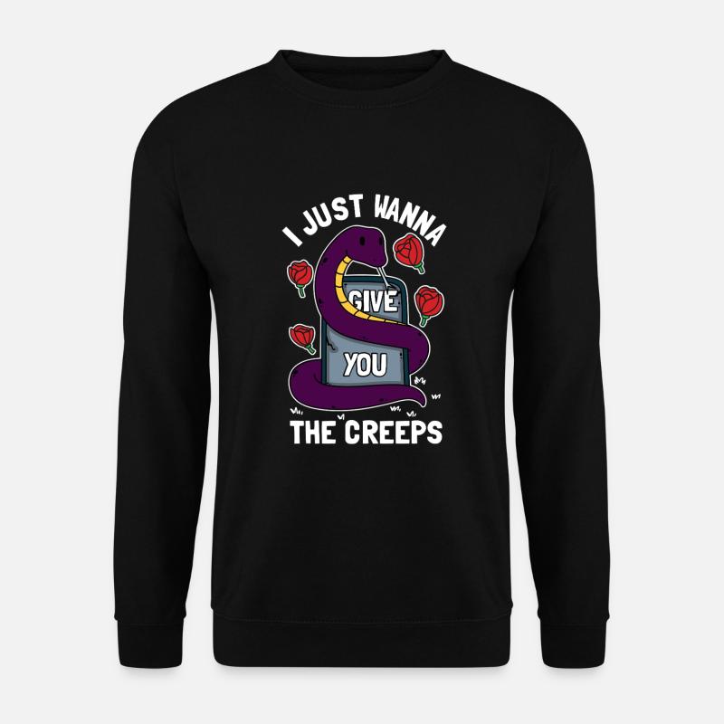 Pastel Goth Creepy Vibe - Unisex Sweatshirt - black