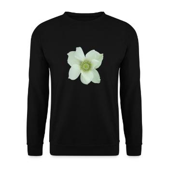 Flower de - Unisex Pullover - Schwarz - Vorne - Alina (178cm) & Michal (187cm)