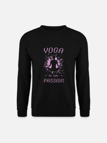 YOGA - Unisex Pullover - Schwarz