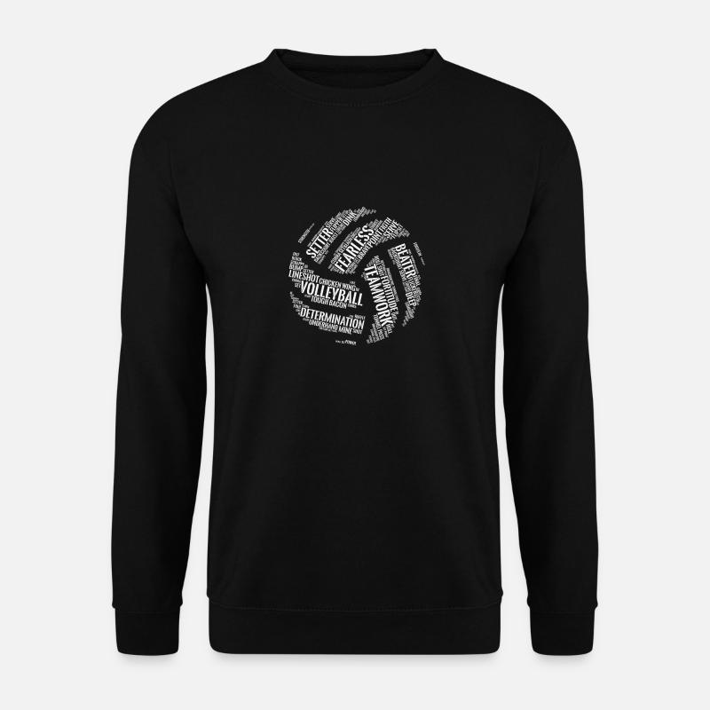 Volleyball Logo - Gift - Unisex Sweatshirt - black