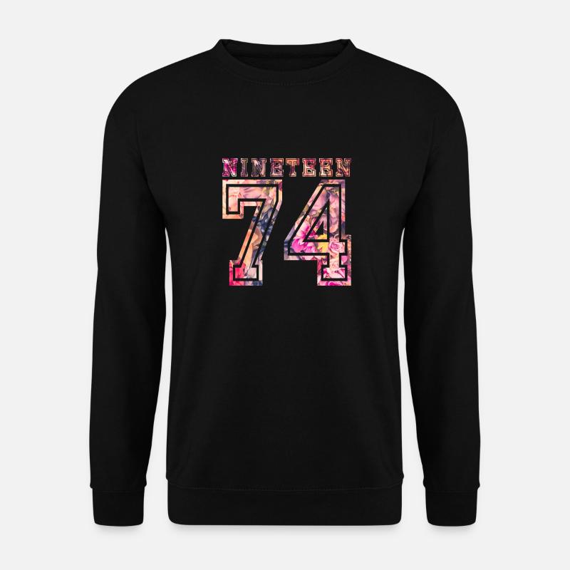 NINETEEN 1974 B - Unisex Sweatshirt - black