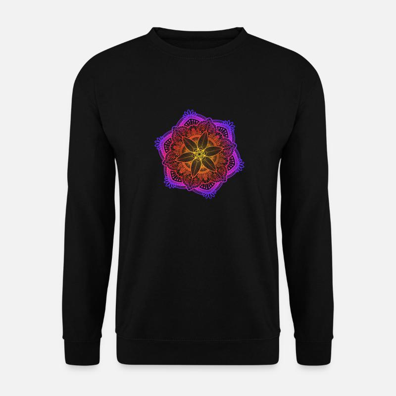 Mandala - Unisex Pullover - Schwarz