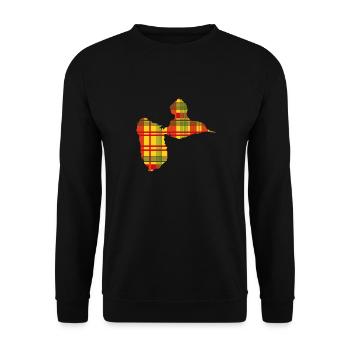T-shirt Gwada Madrasse - Unisex Sweatshirt - black - Front - Alina (178cm) & Michal (187cm)