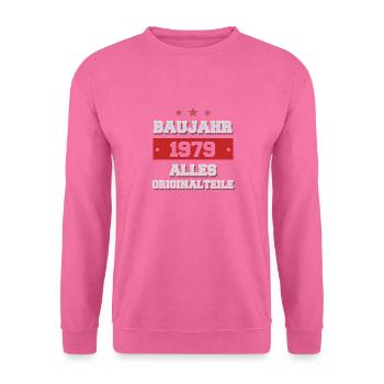 Baujahr 1979 - Alles Original Teile! - Unisex Pullover - Pink - Vorne