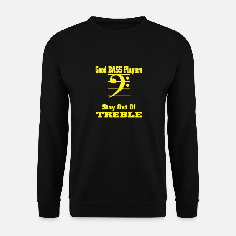 Bass Spieler - Unisex Pullover - Schwarz