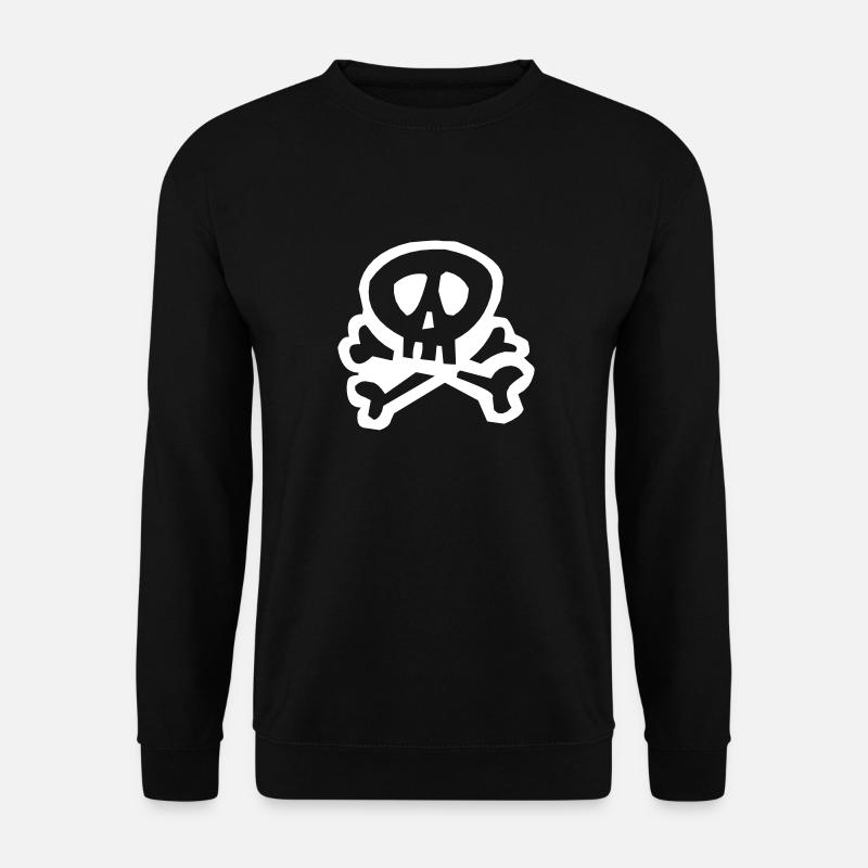 crâne - Sweat-shirt Unisexe - noir