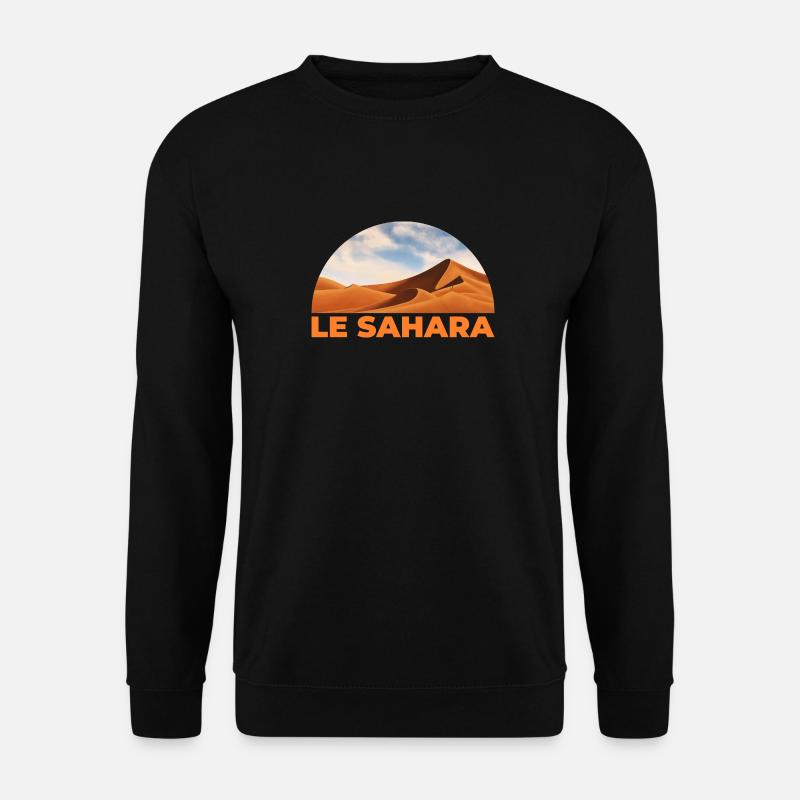 Die Sahara - Unisex Pullover - Schwarz