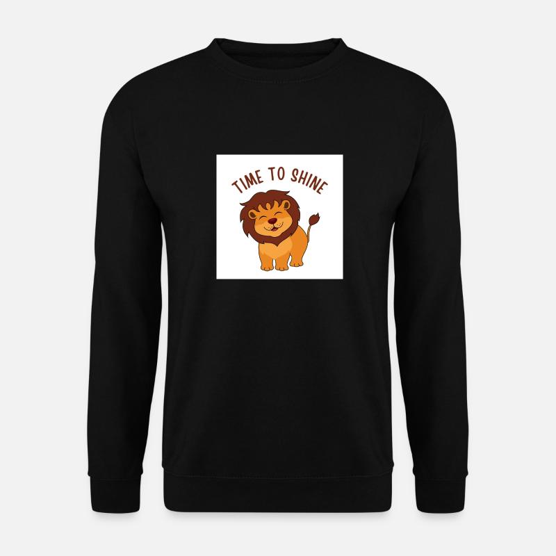 Lion-LE TEMPS DE BRILLER - Sweat-shirt Unisexe - noir