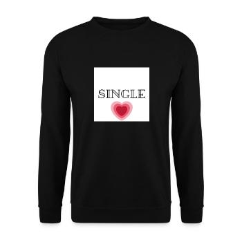 Ledig - Unisex Pullover - Schwarz - Vorne - Alina (178cm) & Michal (187cm)