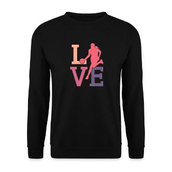 Chère basketteuse basketteuse - Sweat-shirt Unisexe - noir - Devant - Alina (178cm) & Michal (187cm)