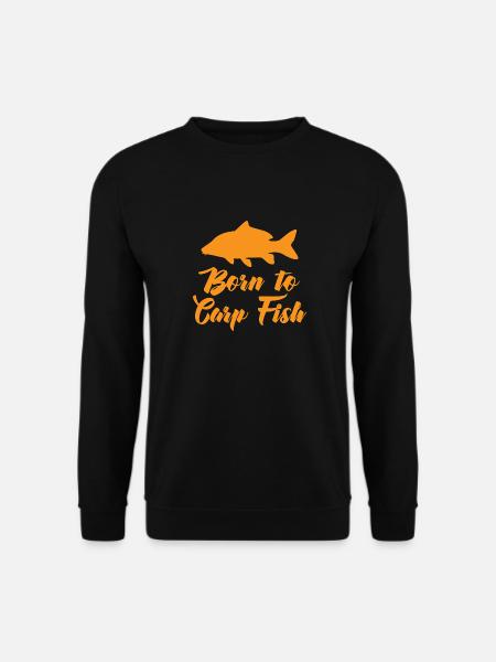 Angler - Angelsport - Karpfen - Geschenk - Unisex Pullover - Schwarz
