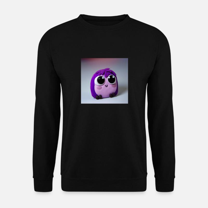 Süßes Knuddel GLUBSCHI - Unisex Pullover - Schwarz