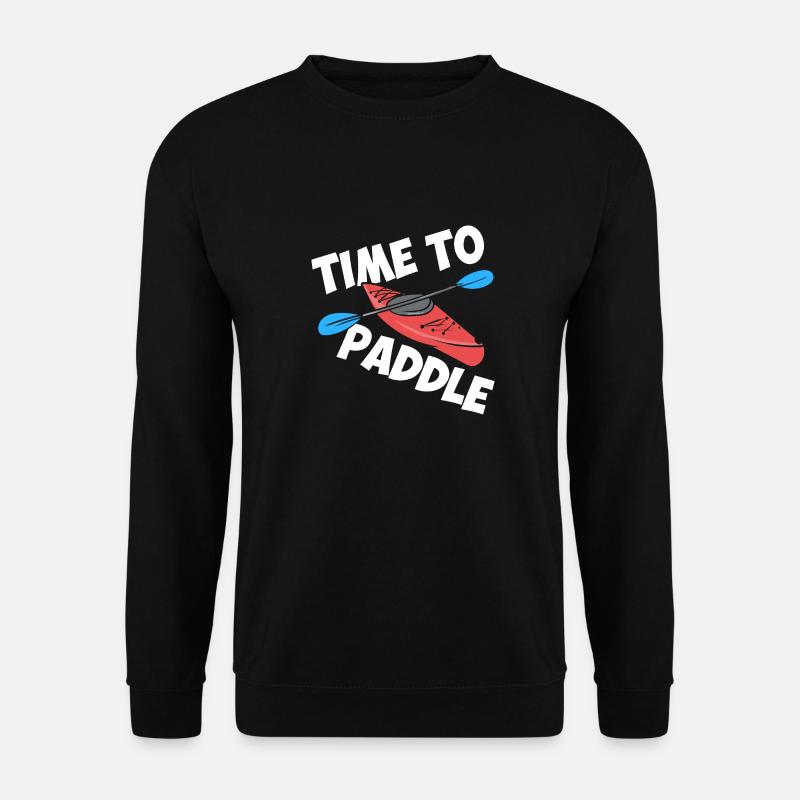 Time To Paddle - Unisex Pullover - Schwarz
