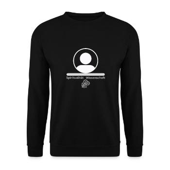 Spiritualität und Wissenschaft, Human Design - Unisex Pullover - Schwarz - Vorne - Alina (178cm) & Michal (187cm)