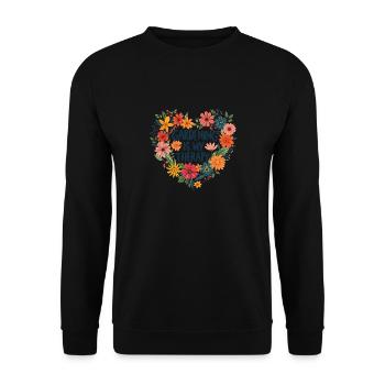 Le jardinage est ma thérapie – Nature & Relaxation - Sweat-shirt Unisexe - noir - Devant - Alina (178cm) & Michal (187cm)