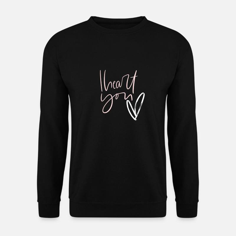 I love you - Unisex Sweatshirt - black