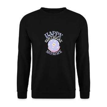 Joyeux anniversaire maman - Sweat-shirt Unisexe - noir - Devant - Alina (178cm) & Michal (187cm)
