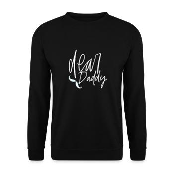 Dear daddy - Unisex Sweatshirt - black - Front - Alina (178cm) & Michal (187cm)