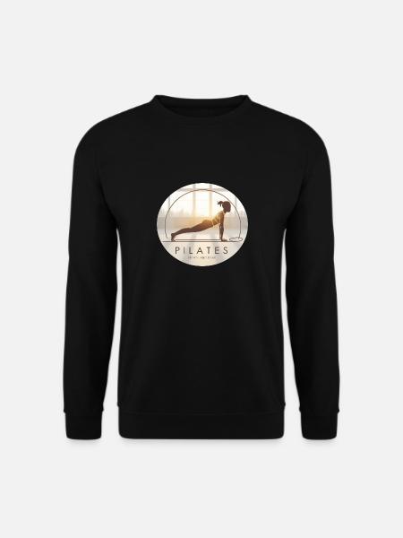 Breath and Flow – Pilates & Balance - Unisex Sweatshirt - black