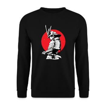 Kitsune - Unisex Pullover - Schwarz - Vorne - Alina (178cm) & Michal (187cm)